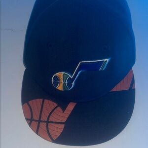 New Era Black 9FIFTY Cap with Embroidered Detail